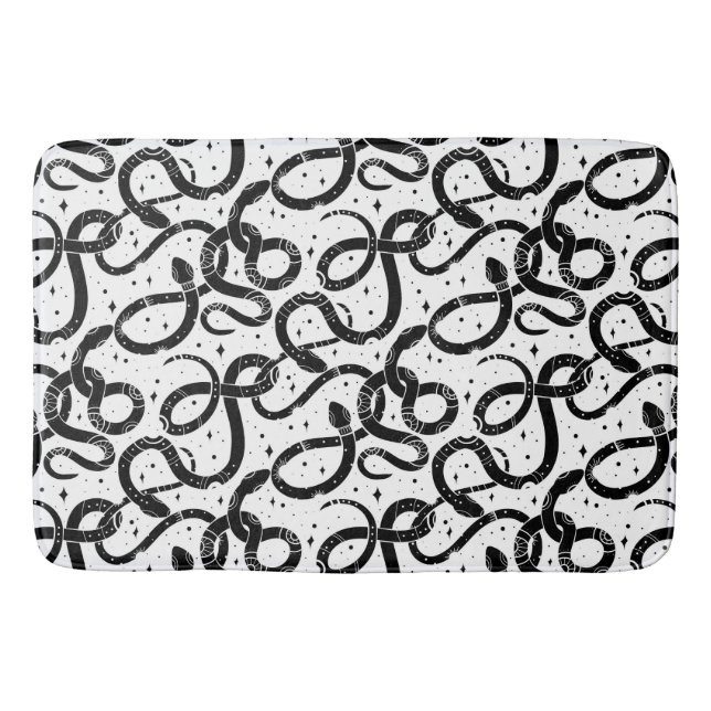 Boho snakes bath mat (Front)