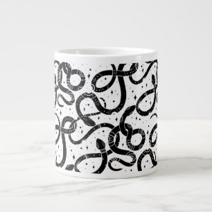 Boho snakes large coffee mug