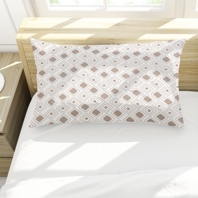 Boho Soft Neutral Tribal Geometric Aztec Pattern Pillowcase (Boho Soft Neutral Tribal Geometric Aztec Pattern Pillow Case)