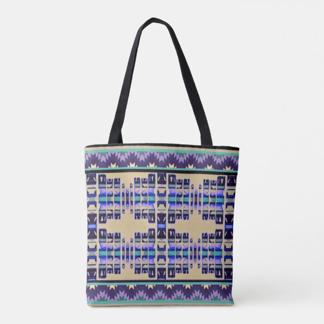 Boho Southwest Inspired Tote Bag (Back)