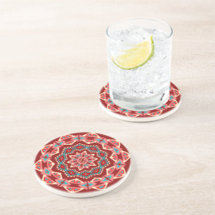 Boho Southwest Mandala Coaster