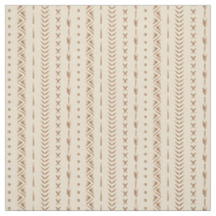 Boho Southwestern Geometric Stripe Warm Neutral Fabric