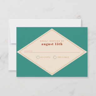Boho Southwestern RSVP Card
