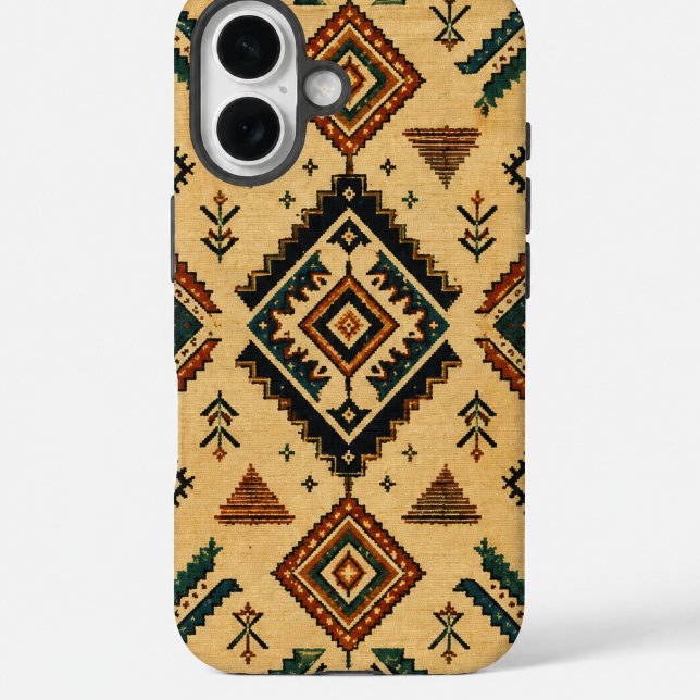 Boho Southwestern Tribal Geometric Pattern Phone C Case-Mate iPhone Case (Creator Uploaded)