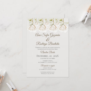 Boho Spanish Wedding Invitation