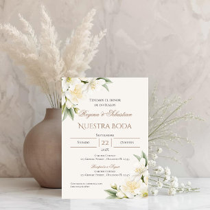 Boho Spanish Wedding Invitation