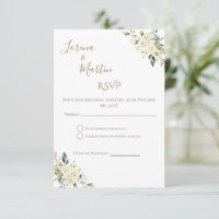 Boho Spanish Wedding RSVP Card