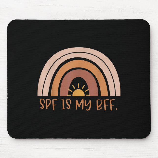 Boho Spf Is My Bff Dermatology Dermatologists Derm Mouse Pad (Front)
