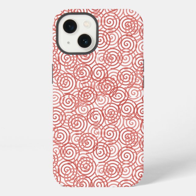 Boho Spirals iPhone Case (Back)