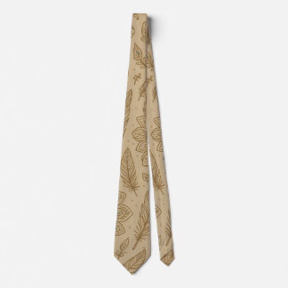 Boho Spirit Feathers – Turquoise Mandala Harmony Tie
