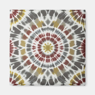 Boho Starburst Tie Dye Magnet