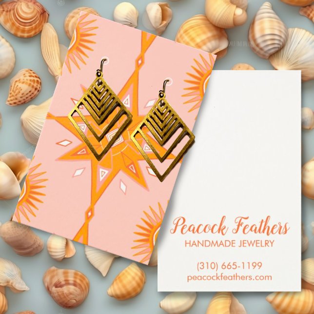 Boho Stars Earring Necklace Jewelry Display Card (Creator Uploaded)