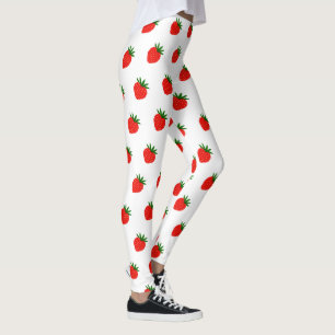 Boho Strawberry Leggings - Custom Berry Print Gift