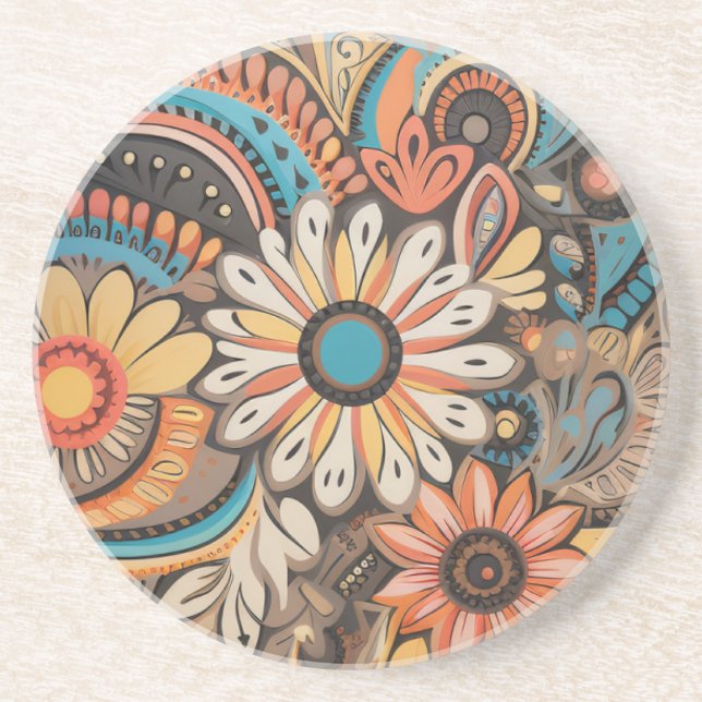 Boho Style Coaster (Front)
