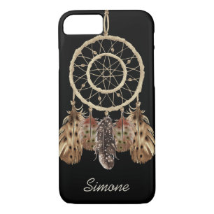 Boho Style Dream Catcher with Monogram iPhone 8/7 Case