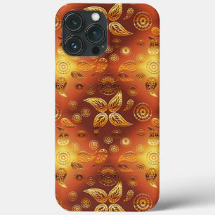 Boho Style Floral Ethnic iPhone 13 Pro Max Case