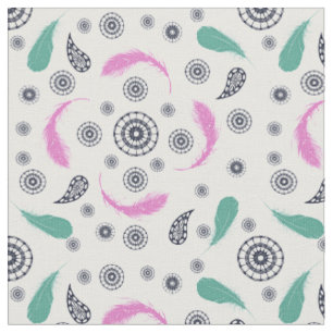 boho style pattern fabric