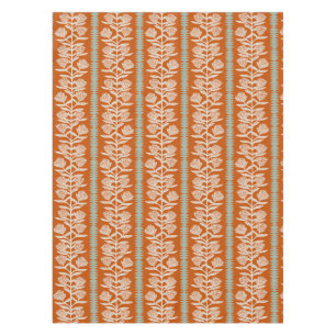 Boho summer cottage geometric terracotta minimalis tablecloth