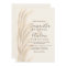 Boho summer pampas grass watercolor wedding