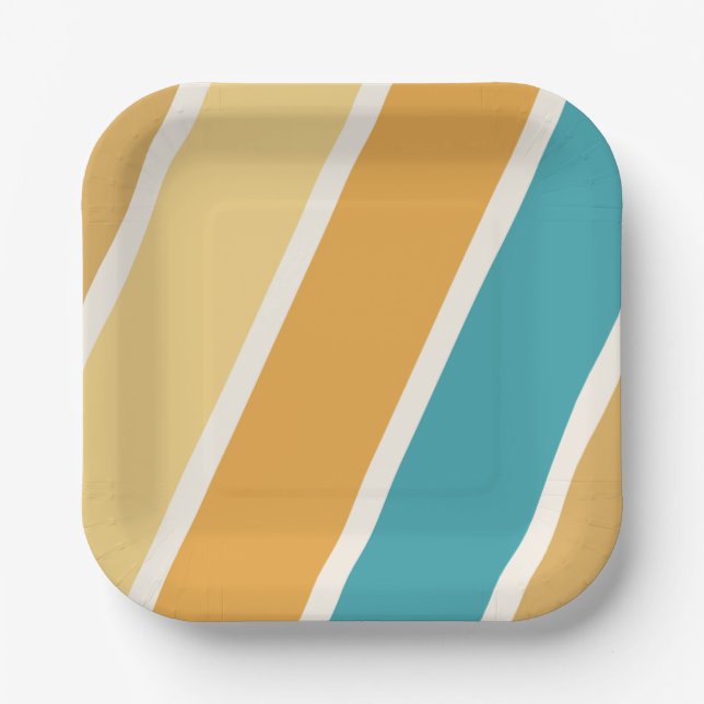 Boho Sun Baby Shower Paper Plates (Front)