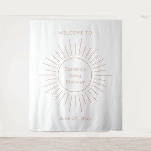 Boho Sun Baby Shower Tapestry