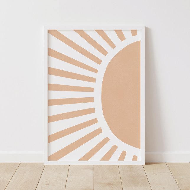 Boho Sun Boho Nursery Decor Wall Art (Creator Uploaded)