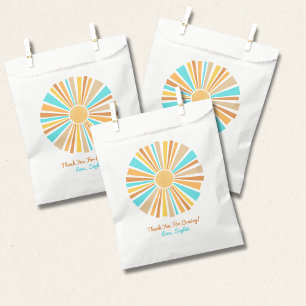 Boho Sun, Here Comes The Son, Retro Rainbow Favour Bag