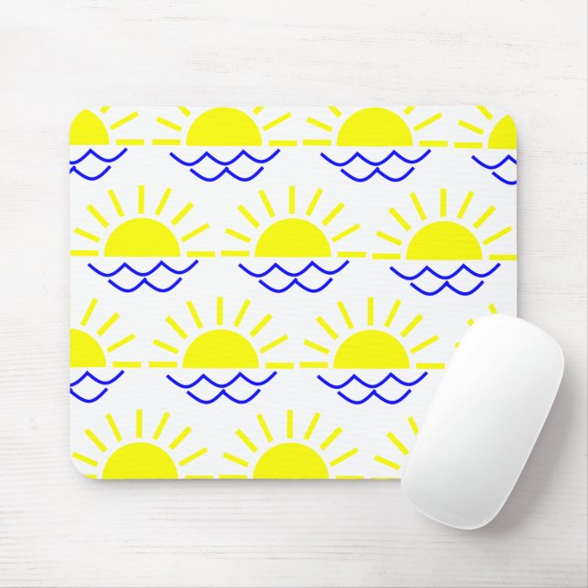 Boho Sun  Mouse Pad (With Mouse)