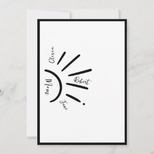 Boho Sun Mum & Kids Sun Rays Holiday Card
