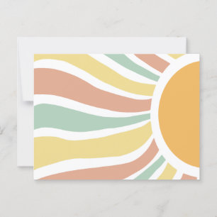 Boho sun  postcard