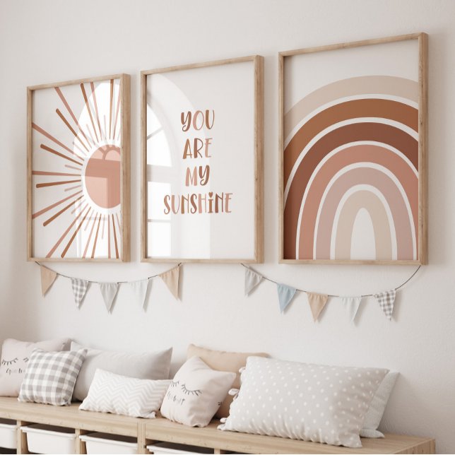 Boho Sun Quote Rainbow Kids Room (Creator Uploaded)