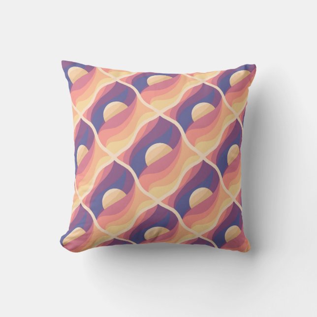 Boho Sunset Cushion (Front)