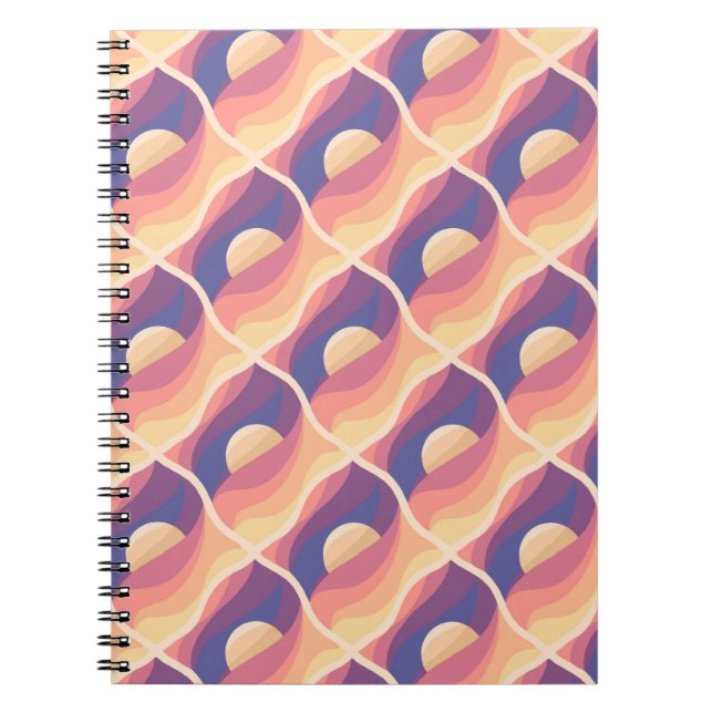 Boho Sunset Notebook (Front)