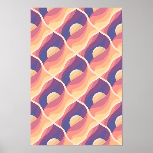 Boho Sunset Poster (Front)