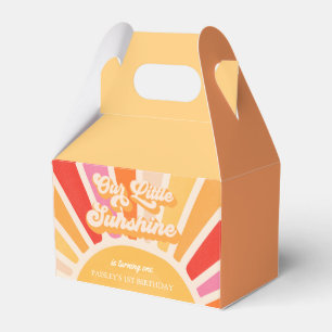 Boho Sunshine 1st Trip Around The Sun Birthday Favour Box