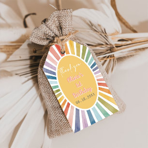Boho Sunshine Birthday Party Gift Tags