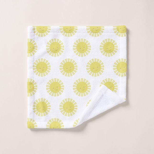 Boho Sunshine Pattern Wash Cloth (Wash Cloth)