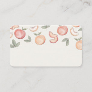 boho sweet peach place cards