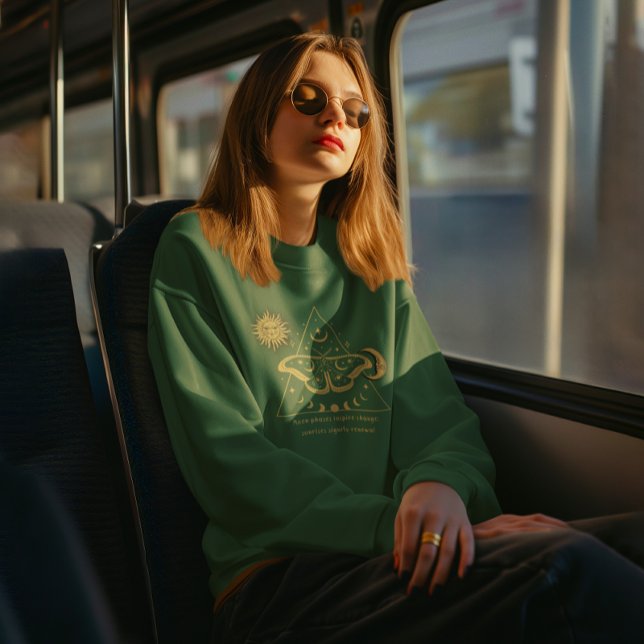 "Boho T-shirt with butterfly and lunar phrases Hoodie (Creator Uploaded)