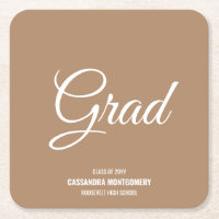 Boho Tan Modern Graduation Party
