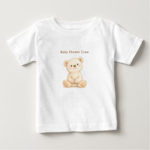 Boho Teddy Bear Baby Shower T-Shirt