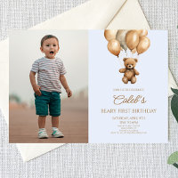 Boho Teddy Bear Beary First 1st Birthday Party