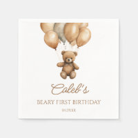 Boho Teddy Bear Beary First Birthday Party