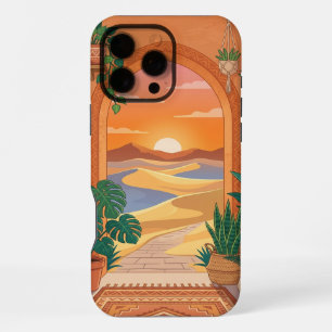 Boho Terracotta iPhone 16 Pro Max Case   Tropical 