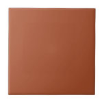 Boho Terracotta Rust Ceramic Ceramic Tile<br><div class="desc">A solid boho terracotta rust colour scheme style, ceramic tile for home DIY projects. Use it as a simple coaster tile, for a backsplash mixed with other colours, to decorate a table top, tile a serving tray, bath shower tiles, create a mosaic, tile book shelves, and more! Get creative. Comes...</div>