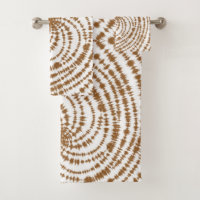 Boho Terracotta Spiral Pattern