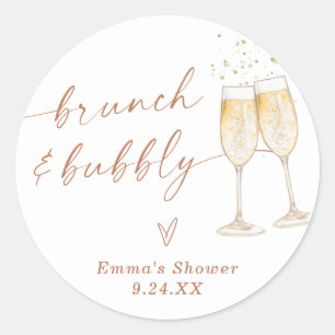 Boho Thank You Favour Sticker