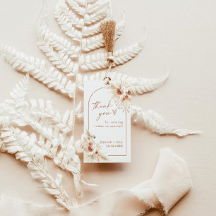 Boho Thank You Favour Tag