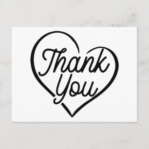 Boho Thank You Feathers Purple Pink Indian Wedding Postcard