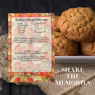 Boho Thanksgiving Fall Decor Watercolor Pumpkin Tea Towel